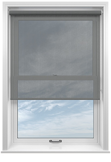 Crystalline Voile, Light Grey - Roller Blind